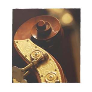 Double bass headstock 2 notepad