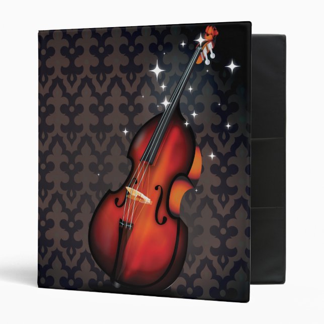 Double Bass Magic 3 Ring Binder (Front/Inside)