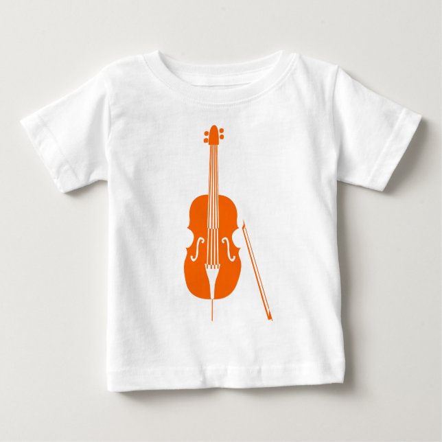 Double Bass - Orange Baby T-Shirt (Front)
