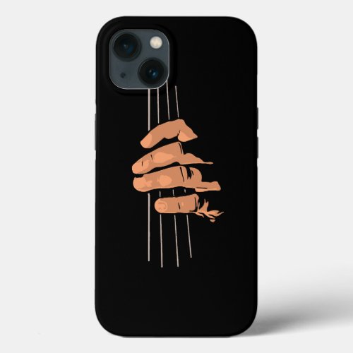Double Bass Player for Bassist Upright Bass Player iPhone 13 Case