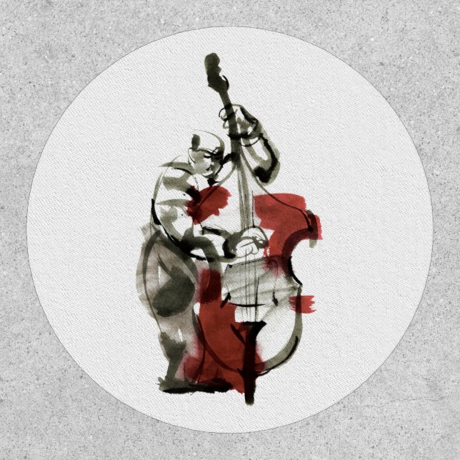 Double bass player patch (Front)