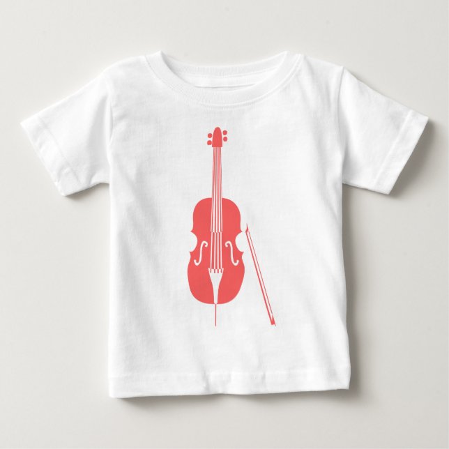 Double Bass - Tropical Pink Baby T-Shirt (Front)
