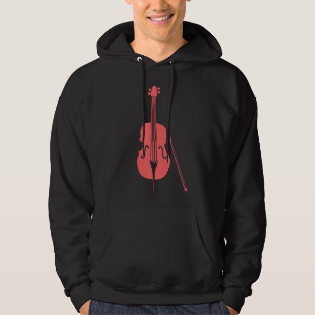 Double Bass - Tropical Pink Hoodie (Front)