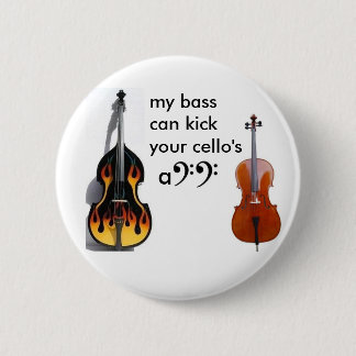 Double bass vs. cello button