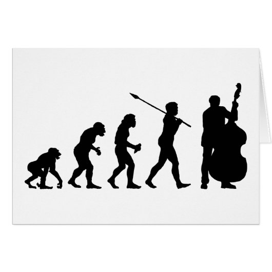 Double Bassist Cards (Front Horizontal)