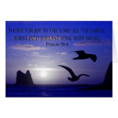 double bird blues shout to the Lord card (Front Horizontal)