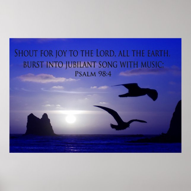 double bird blues shout to the Lord poster (Front)