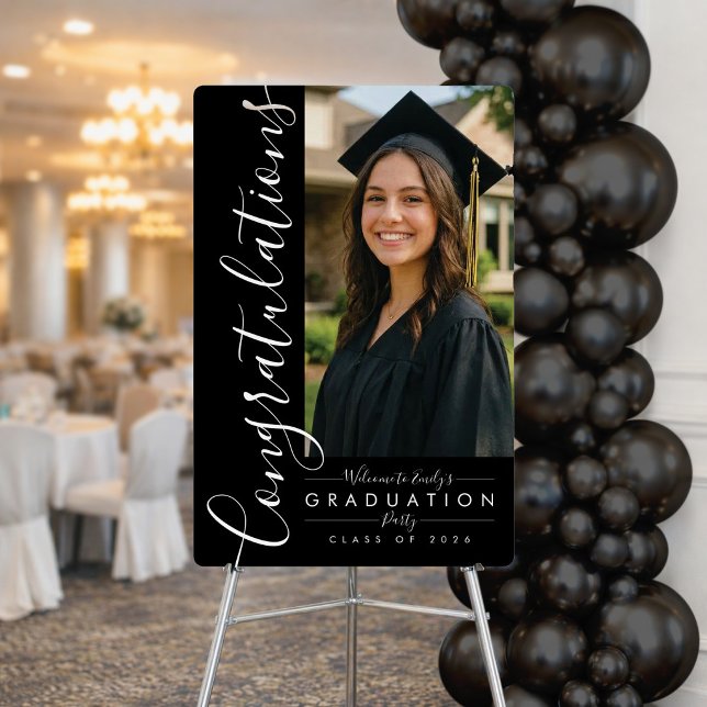 DOUBLE BLACK 2026 | Grad Signature Foam Board (Creator Uploaded)