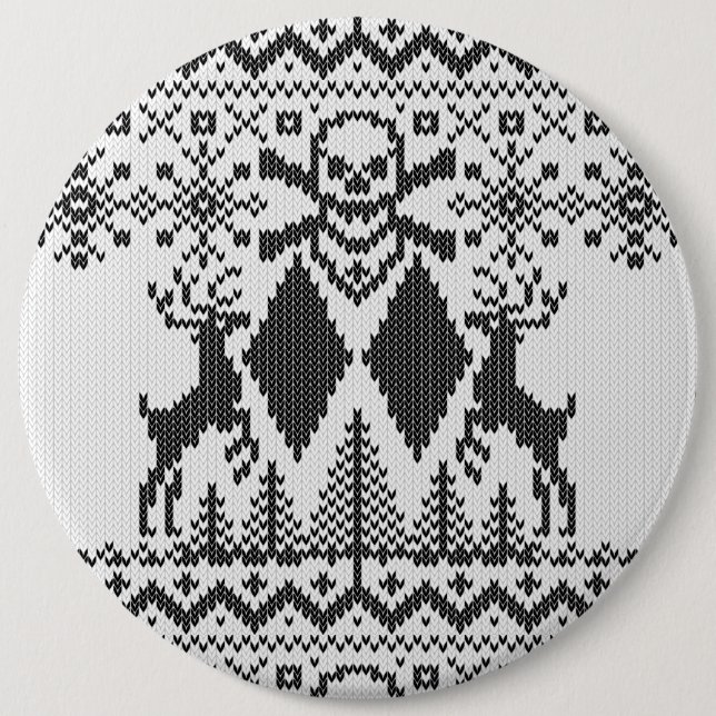 Double Black Diamonds Crossbones Extreme Ugly Pinback Button (Front)