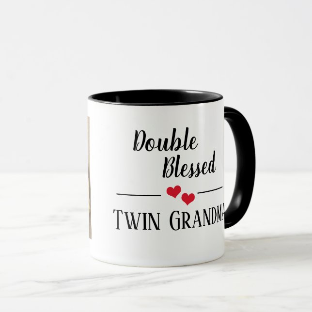 Double Blessed - Twin Grandma mug (Front Right)