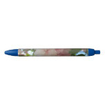 Double Blossoming Cherry Tree I Spring Floral Blue Ink Pen