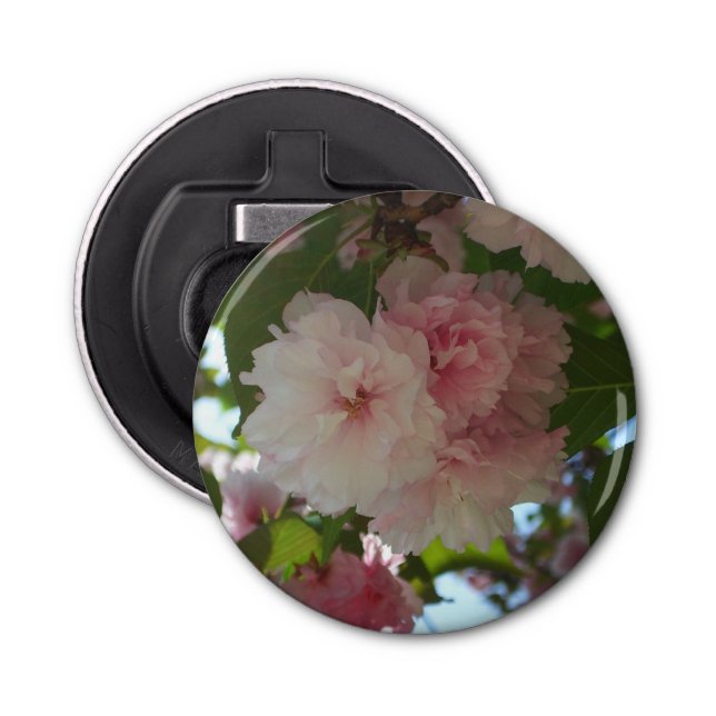 Double Blossoming Cherry Tree I Spring Floral Bottle Opener (Front)
