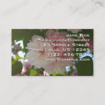 Double Blossoming Cherry Tree I Spring Floral Business Card