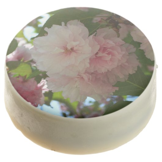 Double Blossoming Cherry Tree I Spring Floral Chocolate Covered Oreo (Angled)