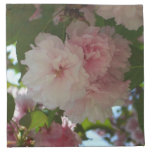 Double Blossoming Cherry Tree I Spring Floral Cloth Napkin