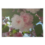 Double Blossoming Cherry Tree I Spring Floral Cloth Placemat