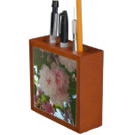 Double Blossoming Cherry Tree I Spring Floral Desk Organizer