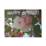 Double Blossoming Cherry Tree I Spring Floral Doormat