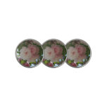 Double Blossoming Cherry Tree I Spring Floral Golf Ball Marker