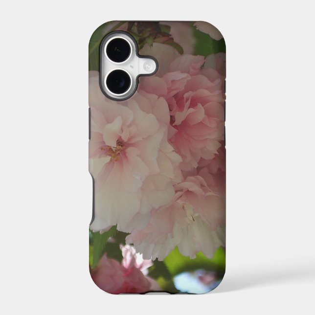Double Blossoming Cherry Tree I Spring Floral Iphone Case (Back)