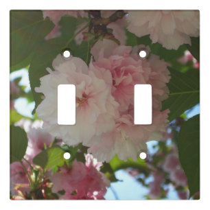 Double Blossoming Cherry Tree I Spring Floral Light Switch Cover