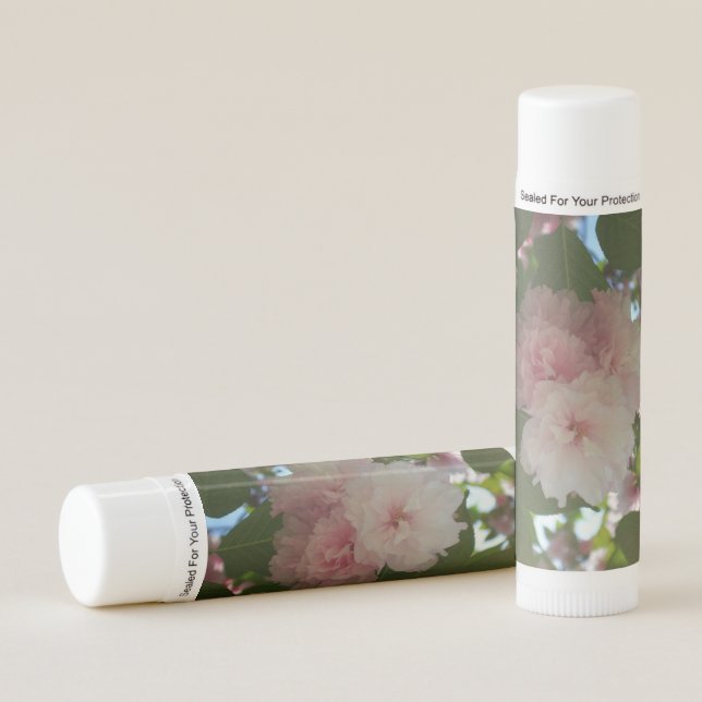 Double Blossoming Cherry Tree I Spring Floral Lip Balm (Front)