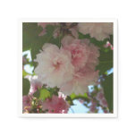 Double Blossoming Cherry Tree I Spring Floral Napkins