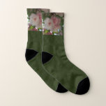 Double Blossoming Cherry Tree I Spring Floral Socks