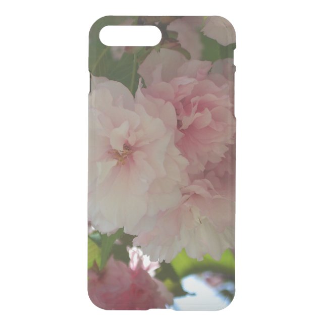 Double Blossoming Cherry Tree I Spring Floral Uncommon iPhone Case (Back)
