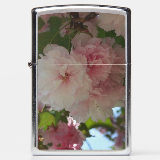 Double Blossoming Cherry Tree I Spring Floral Zippo Lighter (Front)