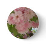 Double Blossoming Cherry Tree II Spring Floral Button