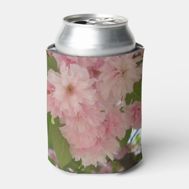 Double Blossoming Cherry Tree II Spring Floral Can Cooler (Can Front)
