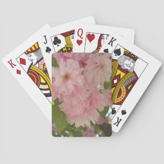 Double Blossoming Cherry Tree II Spring Floral Poker Cards