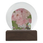 Double Blossoming Cherry Tree II Spring Floral Snow Globe