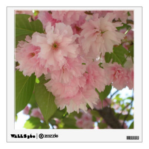 Double Blossoming Cherry Tree II Spring Floral Wall Sticker