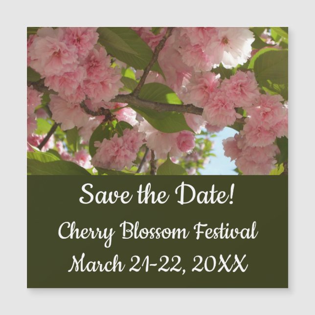 Double Blossoming Cherry Tree III Spring Floral (Front)