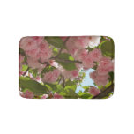Double Blossoming Cherry Tree III Spring Floral Bath Mat