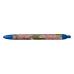 Double Blossoming Cherry Tree III Spring Floral Blue Ink Pen