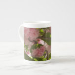 Double Blossoming Cherry Tree III Spring Floral Bone China Mug