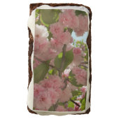 Double Blossoming Cherry Tree III Spring Floral Brownie (Rotated)