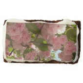 Double Blossoming Cherry Tree III Spring Floral Brownie (Front)