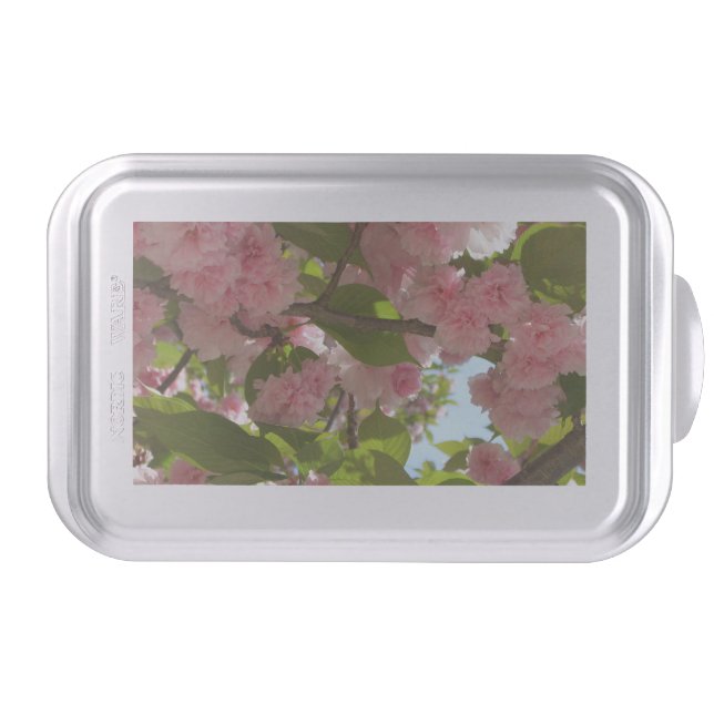 Double Blossoming Cherry Tree III Spring Floral Cake Pan (Front)