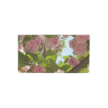 Double Blossoming Cherry Tree III Spring Floral Checkbook Cover