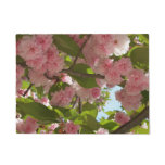 Double Blossoming Cherry Tree III Spring Floral Doormat