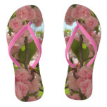 Double Blossoming Cherry Tree III Spring Floral Flip Flops