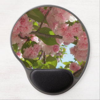 Double Blossoming Cherry Tree III Spring Floral Gel Mouse Pad