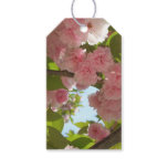 Double Blossoming Cherry Tree III Spring Floral Gift Tags