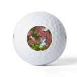 Double Blossoming Cherry Tree III Spring Floral Golf Balls
