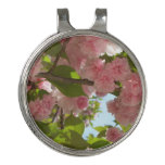 Double Blossoming Cherry Tree III Spring Floral Golf Hat Clip