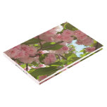 Double Blossoming Cherry Tree III Spring Floral Guest Book